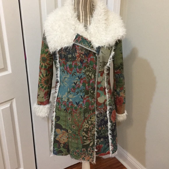 Johnny Was Jackets & Blazers - Johnny Was Biya shearling coat XS
